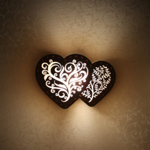 Светильник (ночник) Hearts light